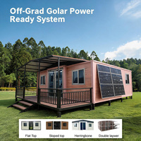 Casa Modular Prefabricada Moderna de Lujo, Expandible, Lista para Energía Solar Fuera de la Red, con Aislamiento Térmico Retardante para Estructura de Acero