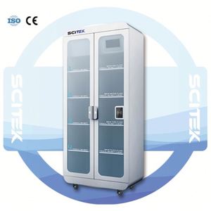 SCITEK Gabinete DE SEGURIDAD químico purificador de gas de 8 capas Placa de acero Pantalla táctil LCD de 5 pulgadas Muebles de laboratorio de diseño moderno - Product Image 1