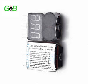 Klaar Om Goedkope Displayer 1-8S Indicator Rc Li-Ion Lipo Batterij Tester Met Pc Pins Bb Geluid Laagspanningszoemer - Product Image 3