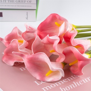Flor de Lirio Artificial de PU de Alta Calidad con Forma de Herradura de Loto para Decoración de Bodas, Nueva Moda, Venta al por Mayor - Product Image 2