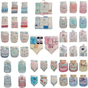 Coffret Cadeau Nouveau-né en Coton, Commande Mixte en Petites Séries, Couleurs Assorties Aléatoires, Non Limité aux Couleurs Affichées sur l'Image - Product Image 1