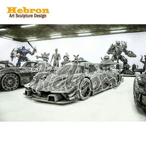 Modèle <span class=keywords><strong>de</strong></span> voiture classique rétro MG Miller fait main, grande échelle 1:1, en fer, taille réelle, avec techniques <span class=keywords><strong>de</strong></span> peinture, placage et impression métalliques personnalisées - Product Image 4