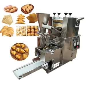 Máquina de refeição de carne grande, máquina para fazer pelmeni automática empanada
