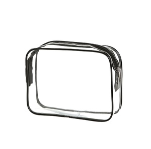 Nouvelle trousse de maquillage de voyage en PVC, trousse de toilette portable imperméable, trousse de maquillage transparente - Product Image 1