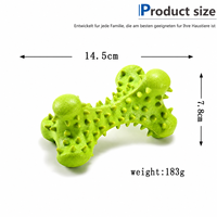 Zhierde Jouets à mâcher écologiques de luxe personnalisés pour animaux de compagnie, en caoutchouc naturel, os pour chien, bâton et balle durables en TPR et nylon pour les dents molaires