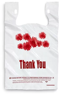 China Factory Shopping <b>Packaging</b> Heat Seal PE <b>Biodegradable</b> T-shirt Bags for Supermarket Use Custom Sizes Available - Product Image 2