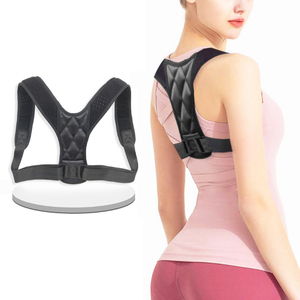 Chống-gù thẳng đứng trên trở <span class=keywords><strong>l</strong></span>ại Vai chỉnh tư thế vành đai thoáng khí linh hoạt móc vòng <span class=keywords><strong>l</strong></span>ặp đóng cửa cho phụ nữ người đàn ông ngồi - Product Image 4