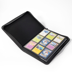 Tarjetero Minimalista de Microfibra y Cuero Sintético, Sin Cierre, Diseño Rígido Negro para Almacenamiento de Tarjetas - Product Image 5
