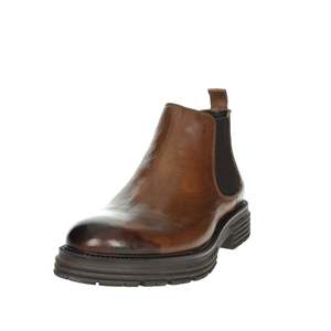 Bottines Chelsea pour homme Gino Tagli en cuir véritable marron, doublure en mesh, semelle extérieure en caoutchouc antidérapante - Product Image 6
