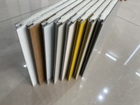 Panel Sándwich Metálico Mate Sólido Moderno Resistente a Impactos, Clasificación de Incendio B1, Impermeable, Insonorizado, Revestimiento Exterior para Paredes, de Fábrica