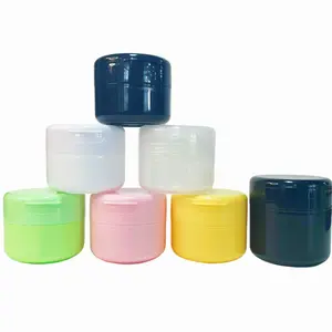 Frascos vacíos de plástico PP para crema facial, envases de Gel para mascarilla, color rosa y blanco mate, 10g, 200ml, 100ml, 50ml, 8oz
