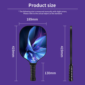 ชุดไม้พายพิกเกิลบอลแบบพกพาคุณภาพสูง แกนรังผึ้ง 2 ไม้ ทำจากไฟเบอร์กลาสทนทาน สินค้าขายดีจากโรงงานสำหรับความบันเทิง - Product Image 2