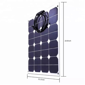 Panneau solaire monocristallin de haute qualité, petite taille, 50W, avec une efficacité de 19%, garantie de 10 ans pour une utilisation domestique - Product Image 3