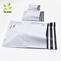 Sac d'expédition biodégradable personnalisé et écologique pour l'envoi de chaussures et de chaussettes, avec fermeture autocollante, imprimé, compostable