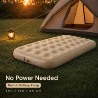 Matelas Gonflable Deluxe Sunshine 40 Trous pour un Confort Optimal, Pliable, à Montage Rapide, avec Pompe Intégrée, Idéal pour Chambre et Extérieur