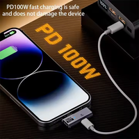 Adaptateur USB 3.2 10 Gbit/s Type C OTG avec charge rapide PD 2-en-1 et double sortie audio pour ordinateur portable, état neuf, accessoire pour téléphone portable AC