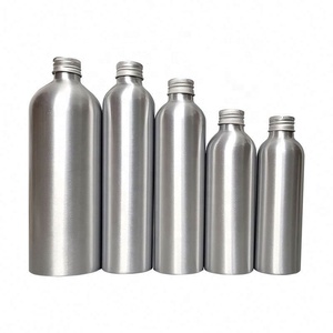 Botella de Aluminio de 50 ml, 100 ml, 120 ml, 150 ml, 200 ml, 250 ml con Tapa Metálica Plateada, Dorada o Negra - Product Image 2