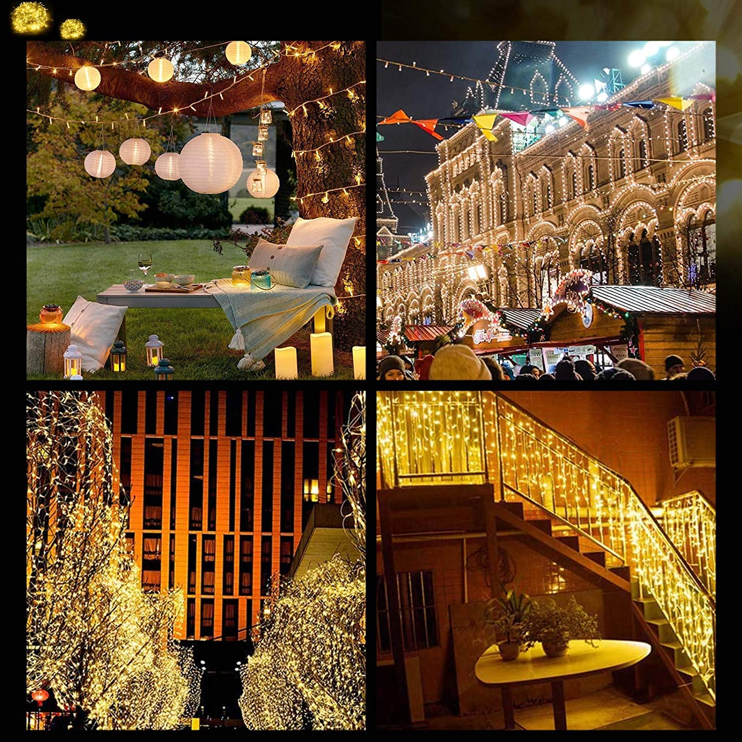 Wedding LED Garland Lights Waterproof Outdoor Christmas Fairy String Lights - OSIDEN