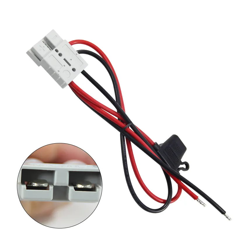 48V Dc Power Supplassembly Open Endwith Connector Solar Panel Booster Cable 50A Anderson-SB-50 Plug Water Proof