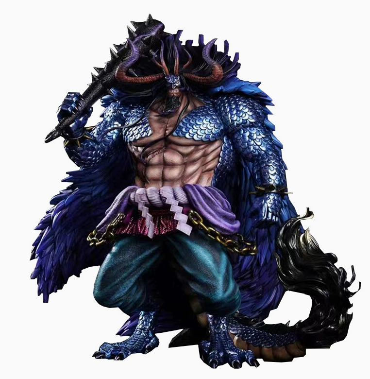 40CM Manga Figurine Statue Orc Kaido Black Pearl Dragon