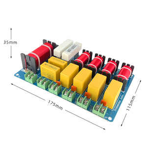 400W 4 Treble 1 Bass 5 Way High <span class=keywords><strong>Low</strong></span> <span class=keywords><strong>Pass</strong></span> Filter Tweeter Altavoz Divisor de frecuencia Hifi SPRAGUE 6501 Crossover de red pasiva - Product Image 5