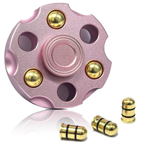 Jouet de promotion de haute qualité, revolver, fidget spinner, roulette tournante, fidget spinner en alliage métallique, cube fidget pour adultes