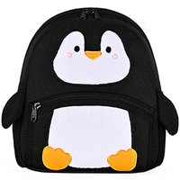 Sac à dos en peluche d'animal de dessin animé de haute qualité, personnalisation d'usine, logo, pingouin, sac à dos pour enfants, sac à dos pour élèves de maternelle