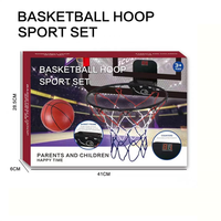 Ring Basket Mini Keren untuk Anak, Mainan Ring Basket Tempel Dinding untuk Latihan di Dalam Ruangan, Set Mainan Ring Basket untuk Dewasa dan Anak