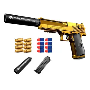 Kids Outdoor Shooting Game EVA Foam Dart Soft Bullet Toy Gun G18 Pistol Toy Gun for Children Boys