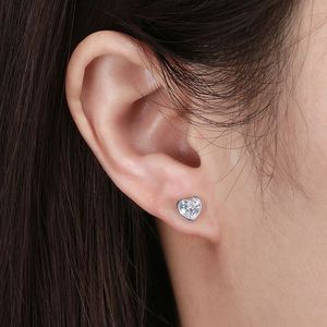 Juego de Joyas de Circonita en Forma de Corazón para Mujer, Plata de Ley 925, Regalo de Boda, Compromiso, Aniversario, Elegante - Product Image 3