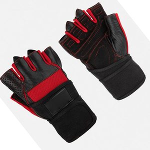 Wholesale Unisex Weightlifting Gym Gloves Customized Logo Adjustable Wrist Straps Half Finger Design Lightweight Spandex <b>Cycling</b> - Product Image 4