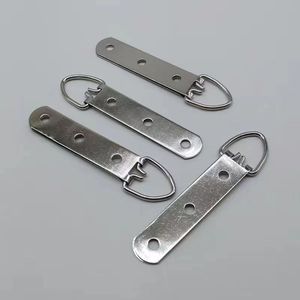 711 <b>Silver</b> Three Hole Large <b>Ring</b> Hanging Hook For <b>Cross</b> Stitch Plaque Traditional Chinese Painting Iron Material 3-5kg Load - Product Image 1