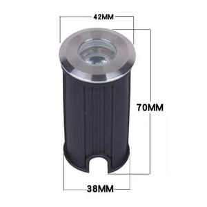 Luces LED Cuadradas para Jardín de 1W 3W, Luz Subterránea de 12V IP68 Impermeable de Acero Inoxidable para Caminos, Paisajes y Escalones - Product Image 4