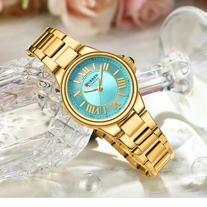 CURREN 9091 Romantic Charm Women's Wristwatches Fashion Design Thin Quartz <b>Watch</b> with Luminous Hands Stainless Steel Bracelet - Product Image 2