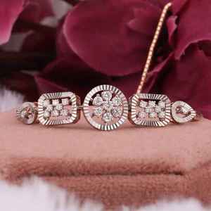 Moissanite Adjustable Chain Bracelet 925 Sterling Silver Plated Hip Hop Style Trendy Unisex Jewelry Daily Wear Birthday Gift - Product Image 2