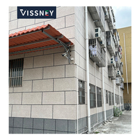 Peinture texturée extérieure Vissney, revêtement liquide acrylique, imperméable, finition par pulvérisation pour façade de bâtiment