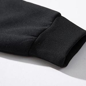 Sudadera con Capucha Personalizada Basics 2025 para Hombre, Sudadera Extra Grande de Estilo Urbano, Lavado Vintage Desgastado y Decolorado por el Sol, Personalizable - Product Image 4