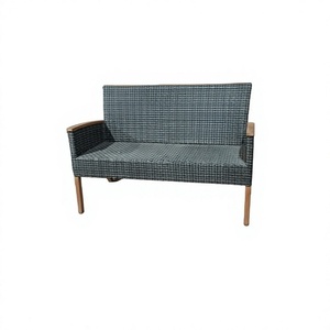 Outdoor PE Rattan Beach Garden <b>Bench</b> Wicker <b>Sofa</b> Seat Modern Porch Furniture Durable & Comfortable - Product Image 4