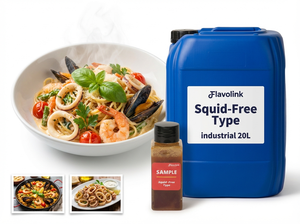 Base aromatisante pour la fabrication de snacks, ingrédient saveur calmar, à base de plantes, conforme Halal, pour la production alimentaire moderne, Flavolink - Product Image 2