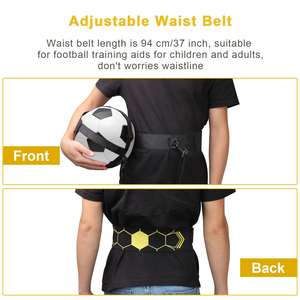 Accesorio de fútbol ajustable para manos libres, equipo de entrenamiento de fútbol, cinturón de entrenamiento, Ayuda de entrenamiento individual - Product Image 5