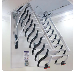 Scaletta interna soppalco montato a soffitto <span class=keywords><strong>mansarda</strong></span> retrattile che estende le scale - Product Image 5