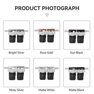 Projecteur LED extérieur sans cadre, <span class=keywords><strong>orientable</strong></span>, étanche IP65, angle de faisceau de 15 degrés, anti-éblouissement, luminaire commercial - Product Image 3