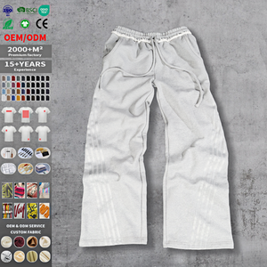 Pantaloni Sportivi a Righe Personalizzati di Alta Qualità Stile Y2K <span class=keywords><strong>Jogger</strong></span> Casual Pantaloni Bianchi a Righe per Uomo - Product Image 1