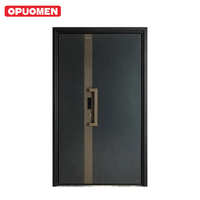 Porte coulissante moderne en verre composite étanche, matériau ignifuge, pour entrée de maison, appartement, hôtel, villa, intérieur