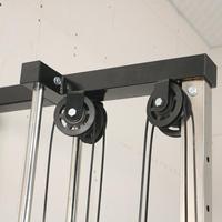 Máquina de entrenamiento integral de Cable único de pared multifuncional EQUIPO DE Fitness de tríceps de pecho de hombro trasero extraíble alto