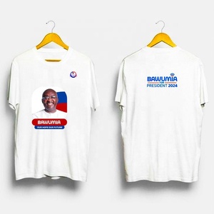 T-shirt de campagne électorale à séchage rapide, 100 % polyester, prix usine, commande en grande quantité, design imprimé compressé à séchage rapide, couleur unie - Product Image 4