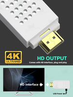 Console de jeu sans fil 2,4 G Mini 4K HD avec capteur de mouvement, lecteur de console de jeu TV intégré avec 3000 jeux Y2 Fit