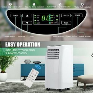 Aire Acondicionado Portátil de 8,000 BTU con Frecuencia Variable, Modo de Sueño y Función Deshumidificadora para Uso en Hoteles - Product Image 5