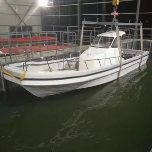 Fiberglass panga vissersboot met jet pomp