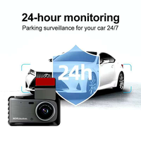 1080P IPS rétroviseur de voiture DVR double canal avant arrière Dashcam 6m câble de Vision nocturne 1 an de garantie enregistreur de conduite caméra